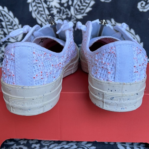 Converse Chuck Taylor 70 OX White/Bright Poppy/Egret WMNS - Picture 14 of 16